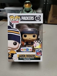 Funko Pop! Vinile: Aaron Rodgers 43 Green Bay Packers Voltato - Foto 1 di 6
