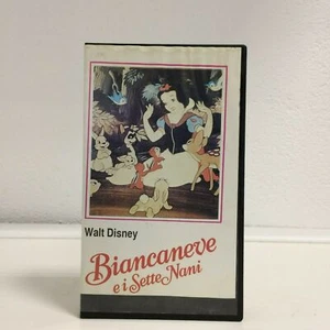 BIANCANEVE E I SETTE NANI WALT DISNEY VIDEOCASSETTA VHS CARTONE ANIM. VIDEOTECA - Bild 1 von 4