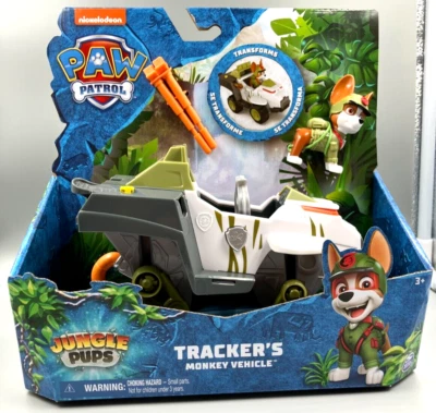 Spin Master Patrulla Canina Cachorros de la Selva Mono Rastreador Vehículo y Figura Conjunto Juguete Foto 1 de 2