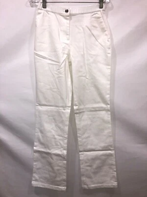 Linea by Louis Dell'Olio Regular Stretch Denim Boot Leg Pants White Size 14  - Image 1 of 2