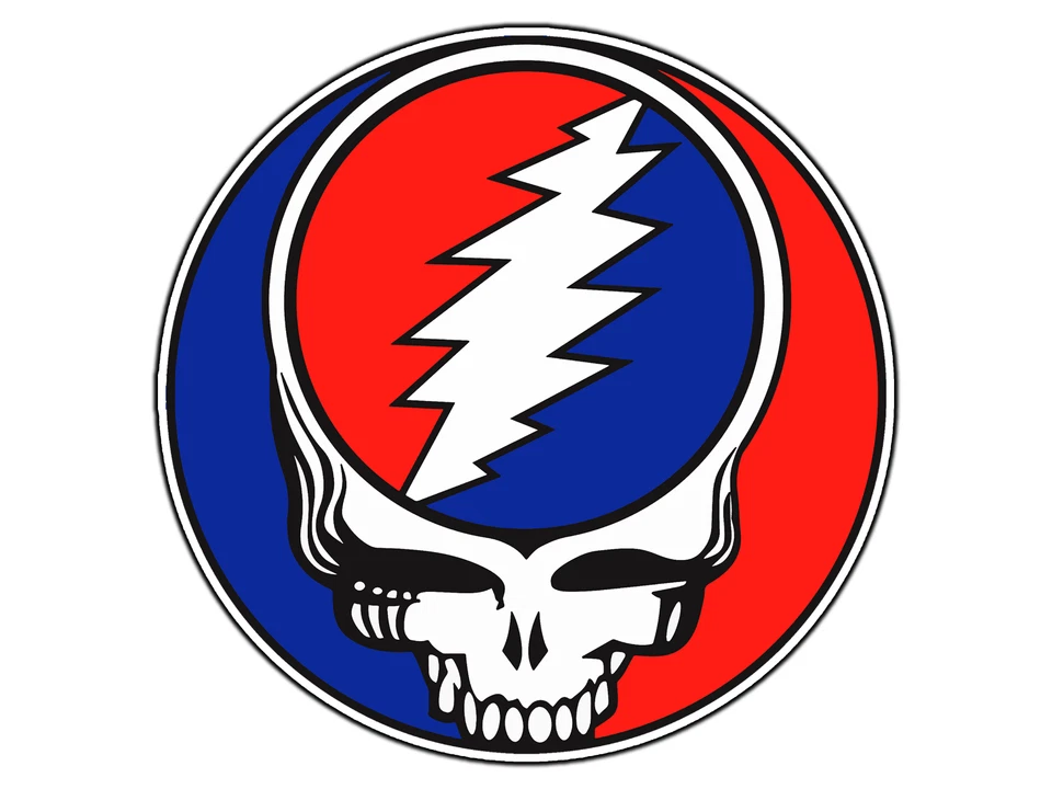 Grateful Dead Logo #1 Sticker Waterproof Vinyl Decal Die-Cut Laptop Car