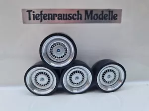 1:18 BMW Echt Alu Felgen Audi VW Mercedes Opel BMW Tuning - Bild 1 von 1