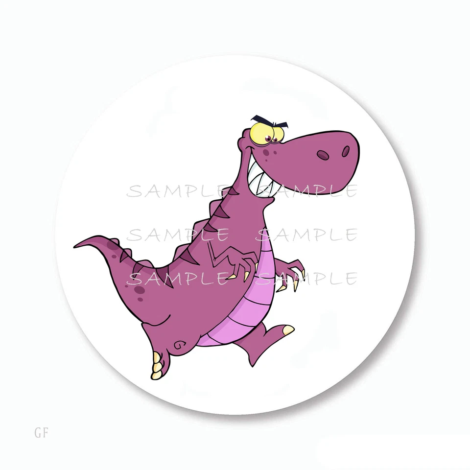 48 SOBRE DINOSAURIO PÚRPURA SELLOS ÁLBUM DE RECORTES PEGATINAS 1.2" FAVORES FIESTA CUMPLEAÑOS Foto 1 de 1