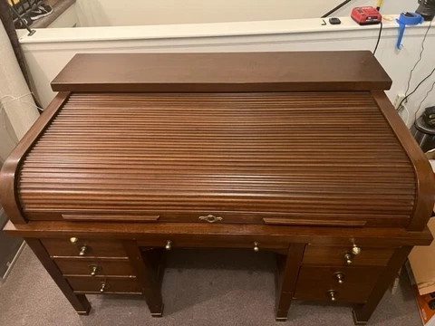 antique roll top desk lock Cover