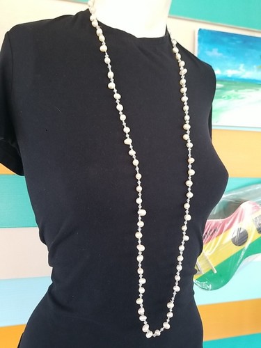 VETEMENTS Collana Collana Finte Perle Rosa