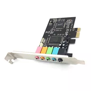 PCI Express PCI-E 5.1 Ch 6-Channel Audio Digital Sound Card - Picture 1 of 13