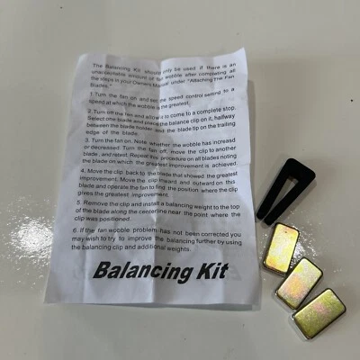 Ceiling Fan Blade Balancing Kit Wobble Fix - Image 1 of 3