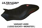 Ducati Monster 821 2018+ Tappezzeria Italia Red Seat Cover Anti Slip Design