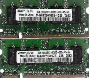 NEW 2GB 2x 1GB Kit Apple iMac/Mac/MacBook/PowerBook Laptop/Notebook RAM Memory - Picture 1 of 1