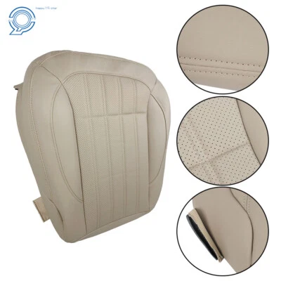 前驱动座椅套适用于 2013 - 2016 梅赛德斯奔驰 GL350 GL450 棕褐色皮革 — 第 1/4 张图片