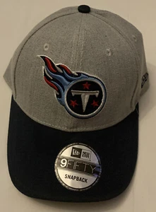 Tennessee Titans New Era 9 Fifty Two-Tone Latch Hook Hat - Heathered Gray/Navy - Picture 1 of 6