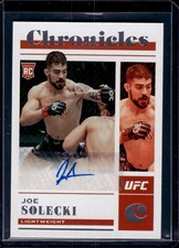 2023 Panini Chronicles UFC Joe Solecki Auto Rookie RC