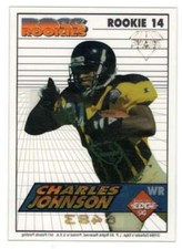 CHARLES JOHNSON RC 1994 Collector's Edge Boss Rookies Update Diamond #1 ID:30443