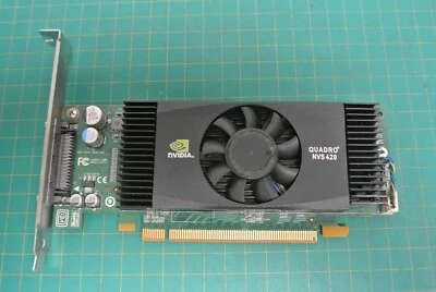DELL NVIDIA QUADRO NVS 420  512MB GPU FULL HEIGHT K722J - Image 1 of 4