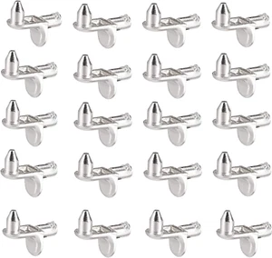 20 Stück Einlegeboden Halter, Regalbodenträger L Form, Bodenträger 5 Mm, Halter - Bild 1 von 7