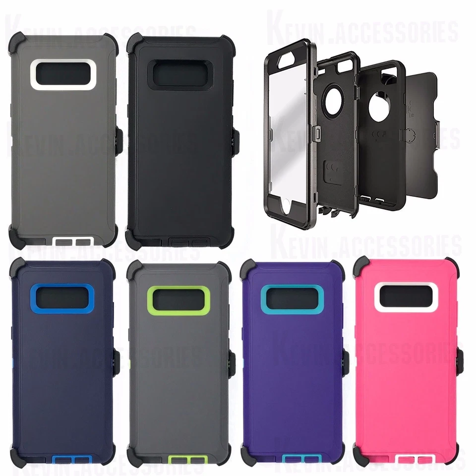 Samsung Galaxy Note 8 Defender Rugged Case Cover - Image 1 of 1