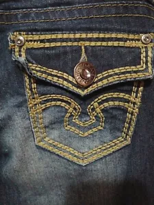 Jeans ZCO ***TALLA 3 *** Slim Skinny Bootcut Alterado *C7104-1* - Imagen 1 de 6