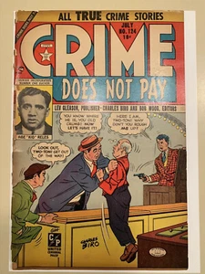 Crime Does Not Pay #124 1953 - Lev Gleason -VG/FN - Comic Book - Picture 1 of 10