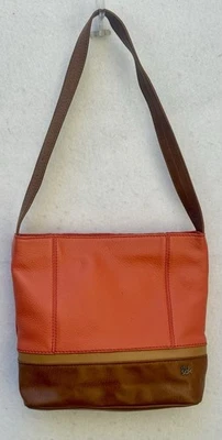 Nuevo Bolso Hobo The Sak De Young Cuero Guijarro Correa para el Hombro Naranja/Tostado Boho Foto 1 de 4
