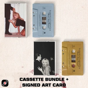 Sabrina Carpenter Man's Best Friend 2x Cassette + Signed Art Card PRESALE NEW - Picture 1 of 1