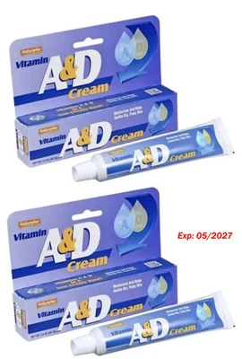 2 Natureplex creme de vitamina A e D 1,5 oz - erupção cutânea, nova tatuagem, pele seca - Imagem 1 de 4
