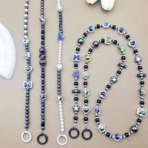 Hanging Decoration Laser Beads Phone Strap Universal Phone Lanyard Phone - Photo 1 sur 10