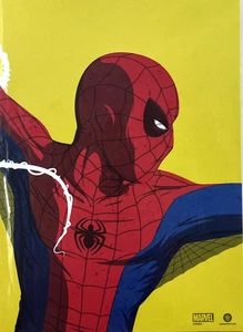 Spider-Man Face-Off Kunstdruck Set (4) von Florey 2018 Loot Crate Grey Matter NEU - Bild 1 von 7