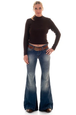 Comycom Damen Jeans Schlaghose STAR HIGHWAY - Bild 1 von 4