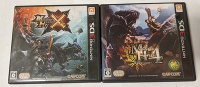 Nintendo 3DS Japonés Lote de 2 - Monster Hunter X y 4 - DKcx414 Foto 1 de 4