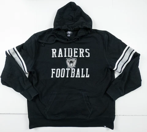 Las Vegas Raiders Sweatshirt Men's 3XL XXXL Black Hoodie NFL Football Sweater Cover