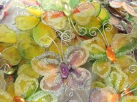 Rhinestone Nylon Mesh Butterfly Scrapbook Diy Home Decoration 12pcs Hb 25b 2 5 Ebay