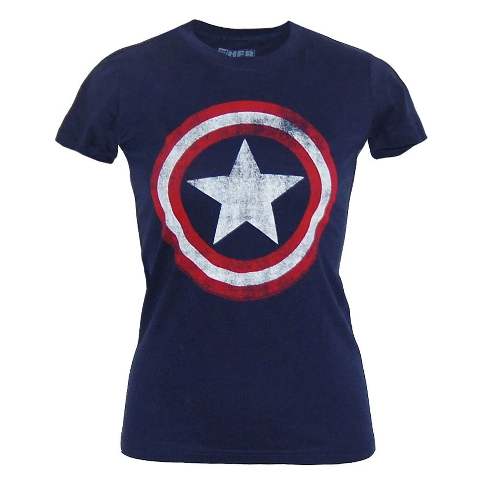 Captain America Logo Junior T-Shirt - Image 1 of 1