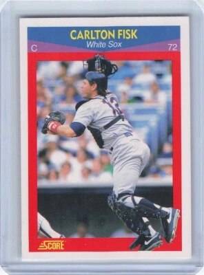 1990 Score Superstars - #70 Carlton Fisk - Image 1 of 2