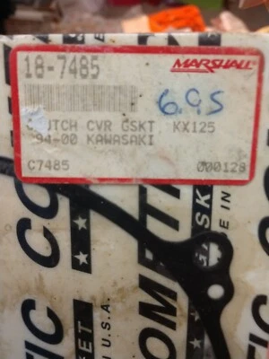 Cometic Gasket New Kawasaki KX125 Clutch Cover Gasket, 18-7485, C7485, 11060-135 - Image 1 of 2