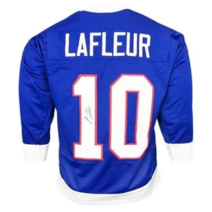 Guy Lafleur Signed Montreal Blue Hockey Jersey (JSA) - Picture 1 of 3