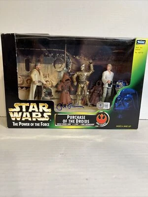 Star Wars Phil Brown Firmado Tío Owen Compra de los Droides P.O.T.F. Beckett Foto 1 de 4