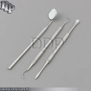 Dental Oral Care Kit Tooth Scraper Scaler Dental Mirror Dentist Cleaning PR-305 - Picture 1 of 3