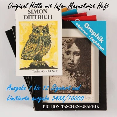 Taschen-Graphik Edition 7 bis 12 TOP Zustand mit org. Signatur & Verpackung RAR - Bild 1 von 4