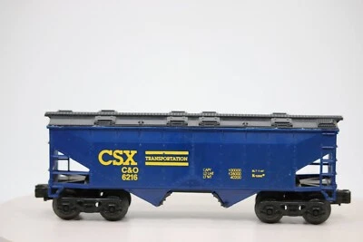 K-Line K-6216, CSX Covered Hopper, (# 6216), O/O27 Gauge, EX - Image 1 of 4