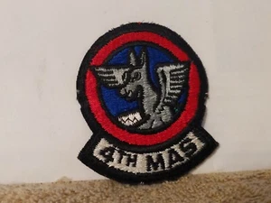 USAF 4th Military Airlift Squadron Color Patch 3 x 2 1/2 inches - Bild 1 von 2