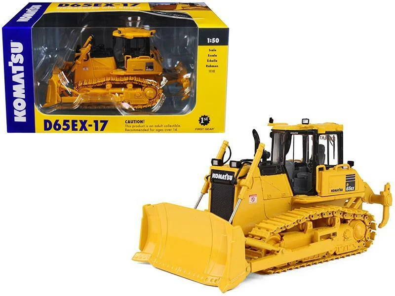 Komatsu D65EX-17 Sigmadozer with Ripper 1:50 Diecast Model - First Gear 50-3245 - Image 1 of 3
