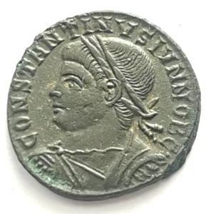 ROM 12. CONSTANTIN II Nummus ROME RARE - Picture 1 of 2