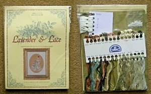 LAVENDER & LACE KIT THE BRIDE CROSS STITCH KIT   - Picture 1 of 3