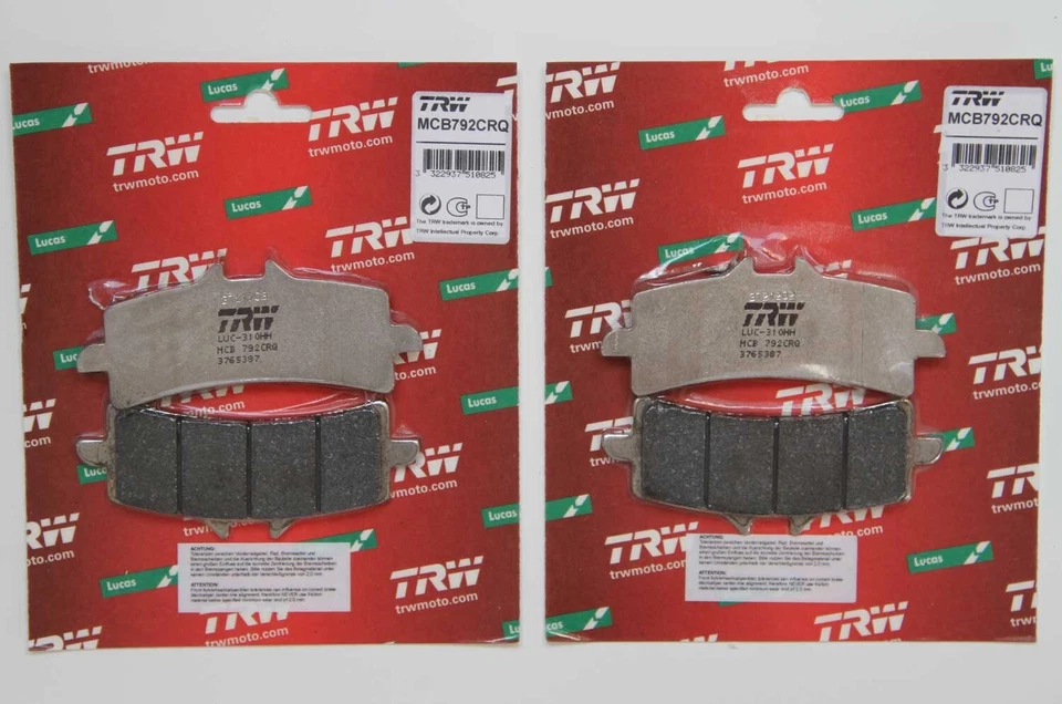 TRW Lucas MCB792CRQ Hyper Carbon Racing Brake Pad Front BMW HP2,HP4 1000 Race - Image 1 of 1