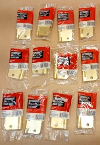 Menge 12 Everbilt Innentürscharniere 3" Satin Messing 1/4" Radius 237 067 - Bild 1 von 7