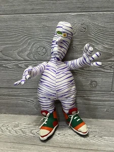 Halloween Mummy Plush Doll 1997 Gibson Greetings 15” Cute Monster Toy - Foto 1 di 8