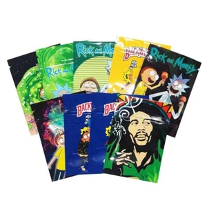 50/100pcs Resealable Mixed Cartoon Plastic Bags zipper lock Thick Pouch 7*10 - Picture 1 of 8