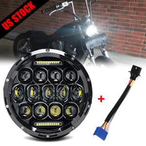 For Suzuki Intruder Volusia VS VL 700 800 1400 1500 Boulevard LED Headlight Kit - Picture 1 of 14