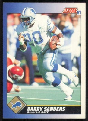1991 Score #20 Barry Sanders - Image 1 of 2