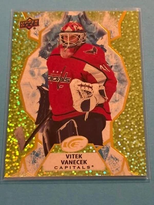 2021-22 Upper Deck Ice Vitek Vanecek Green #79 Capitals (2A) - Image 1 of 2